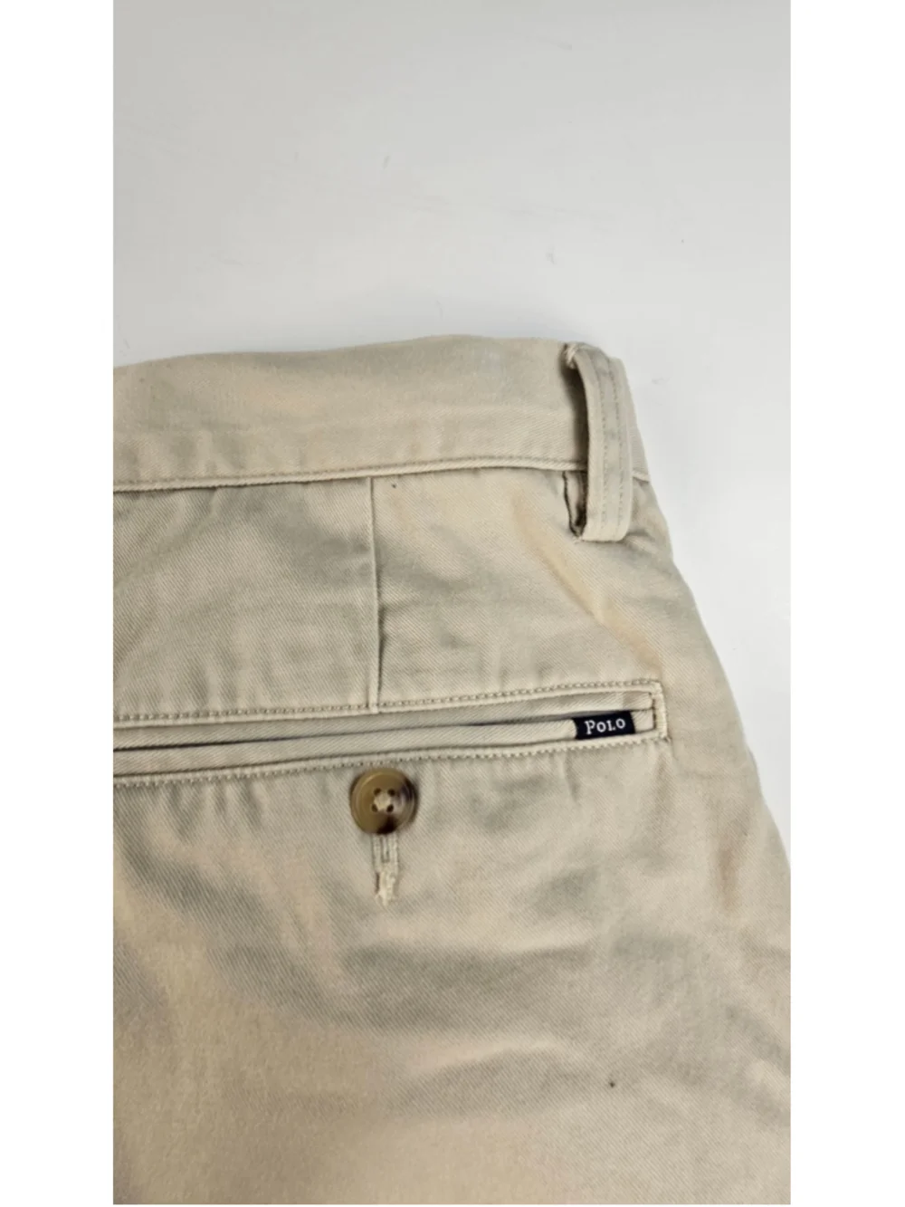 Polo Ralph Lauren Men’s Chino Pants 33x32 Relaxed Fit Beige Khaki Cotton